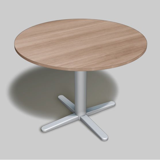 Mesa reunião redonda, tampo 18 mm